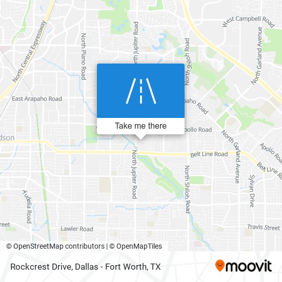 Rockcrest Drive map