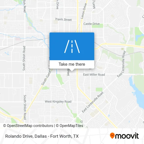 Rolando Drive map
