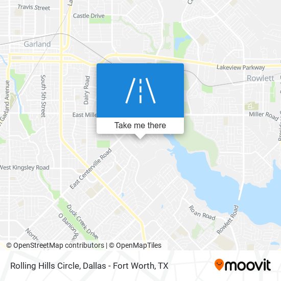 Rolling Hills Circle map