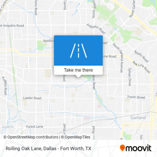 Rolling Oak Lane map