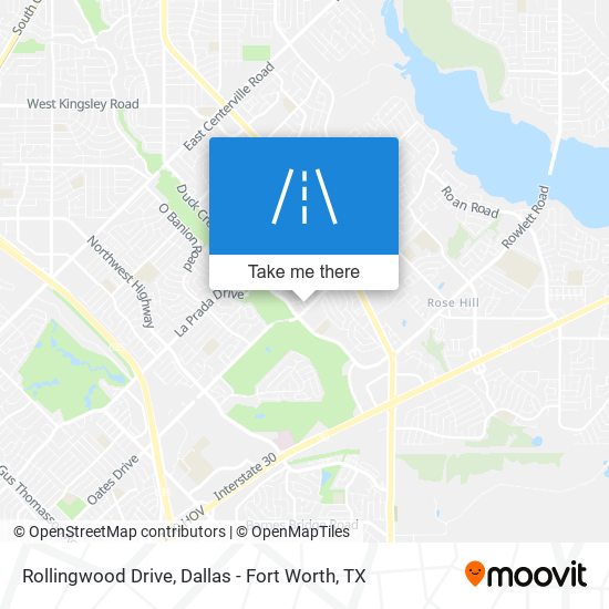 Rollingwood Drive map