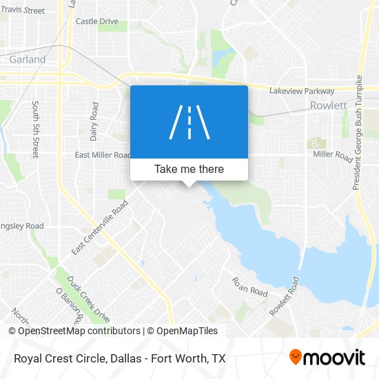Royal Crest Circle map