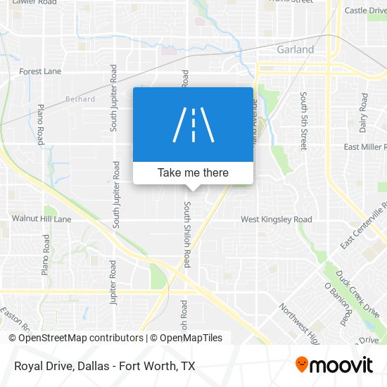 Royal Drive map