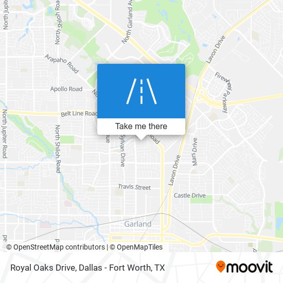 Royal Oaks Drive map