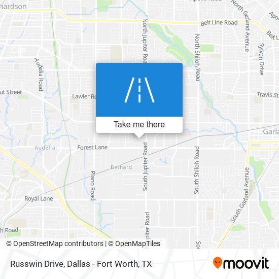 Russwin Drive map