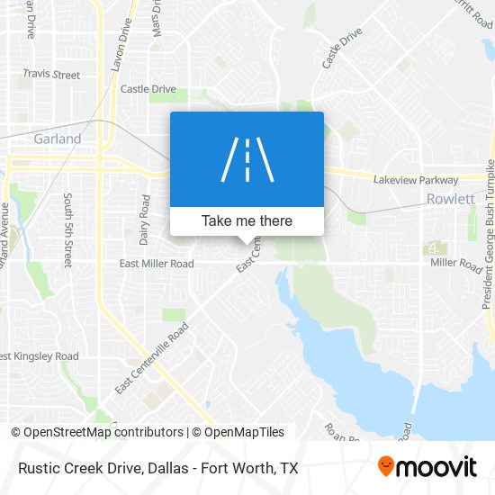 Rustic Creek Drive map
