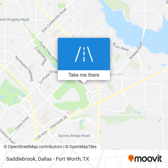 Saddlebrook map
