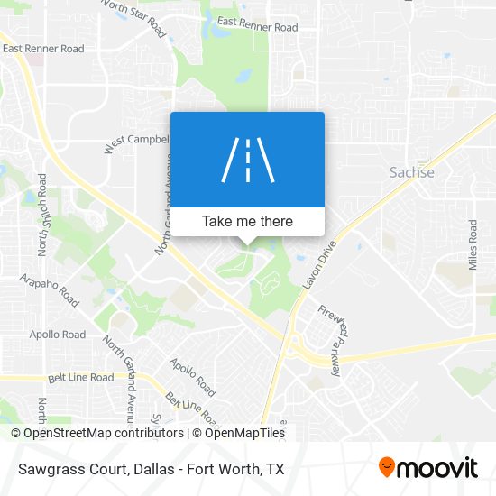 Mapa de Sawgrass Court