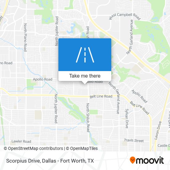 Scorpius Drive map