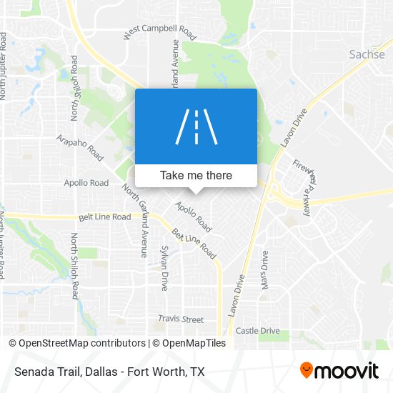 Senada Trail map