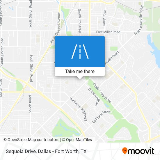 Sequoia Drive map