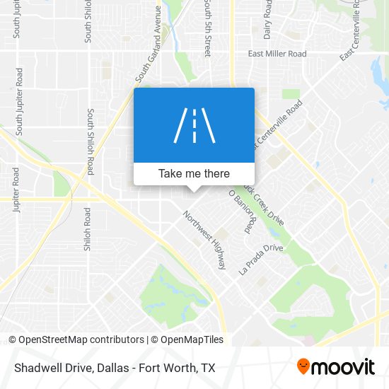 Shadwell Drive map