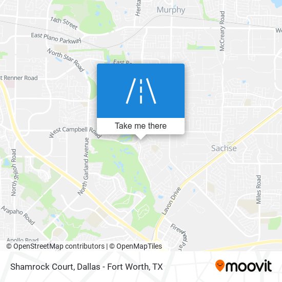 Shamrock Court map