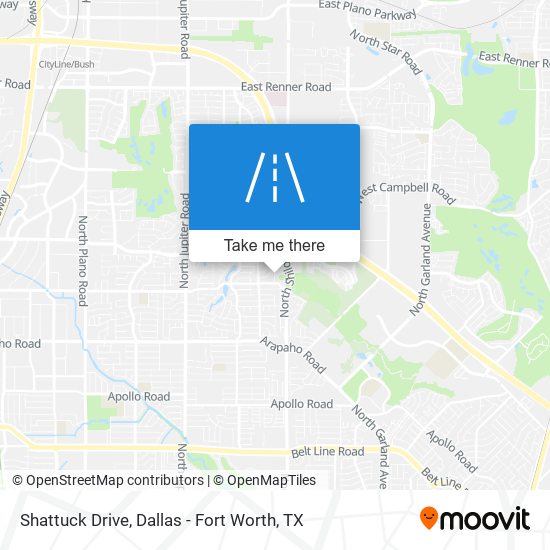 Shattuck Drive map