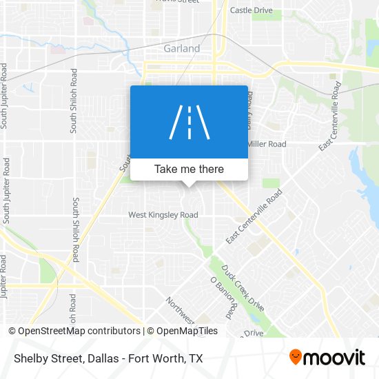 Mapa de Shelby Street