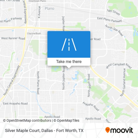 Silver Maple Court map