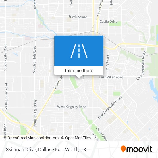 Skillman Drive map
