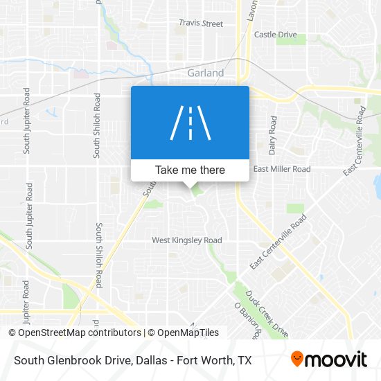 South Glenbrook Drive map