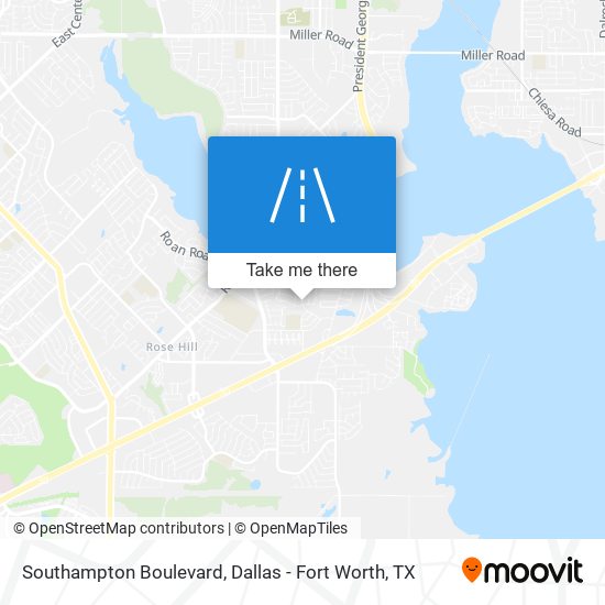Southampton Boulevard map