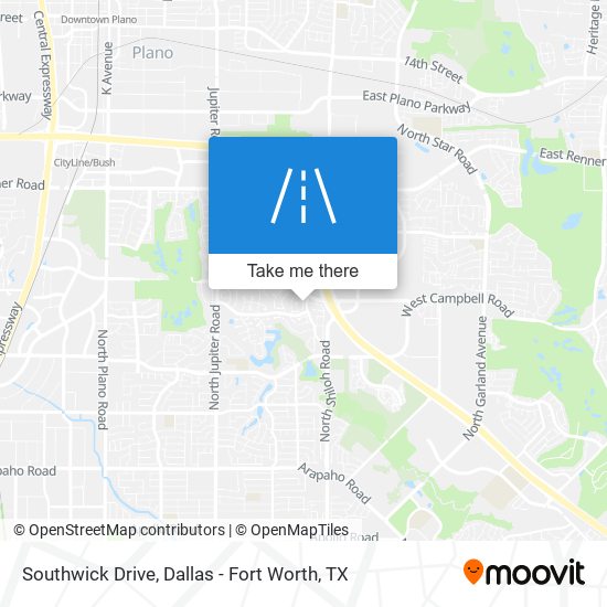 Southwick Drive map
