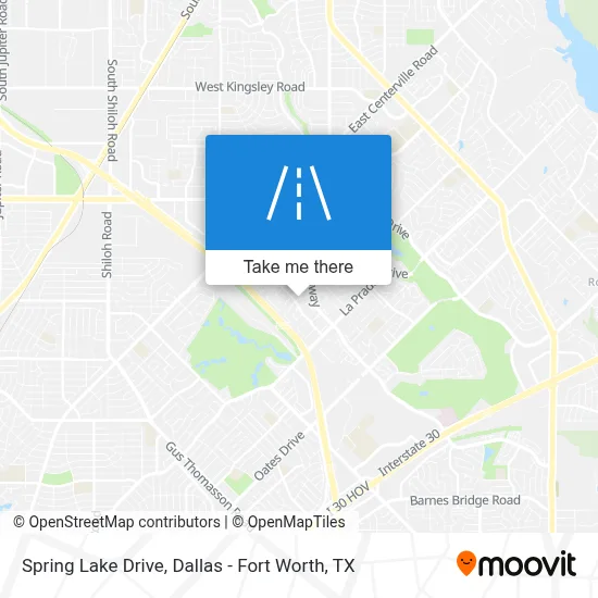 Spring Lake Drive map