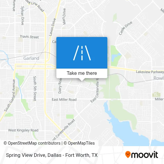 Spring View Drive map