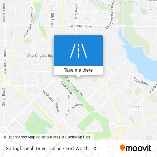 Springbranch Drive map