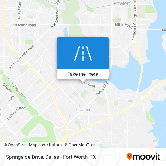 Springside Drive map
