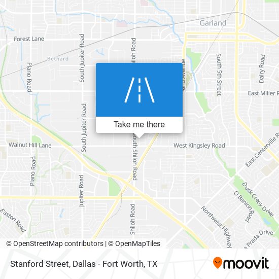 Stanford Street map