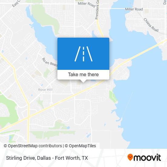 Stirling Drive map