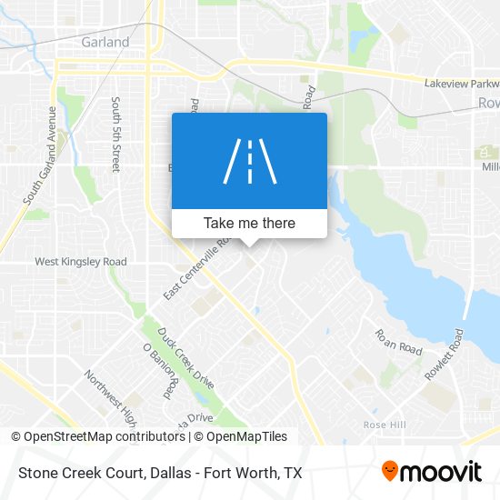 Stone Creek Court map