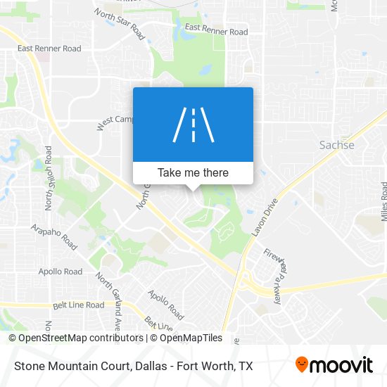 Stone Mountain Court map