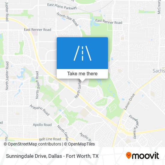 Sunningdale Drive map
