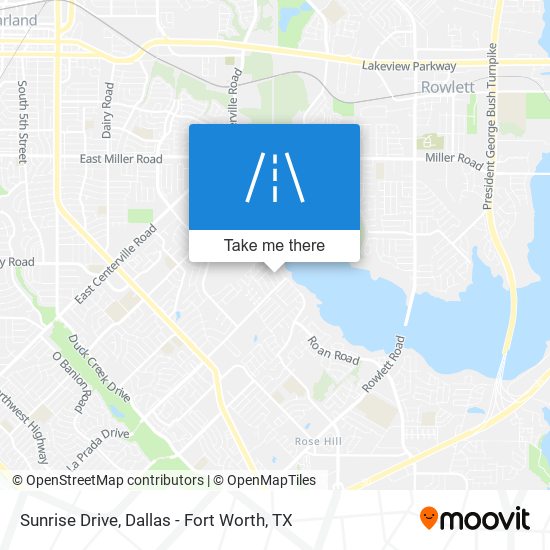 Sunrise Drive map