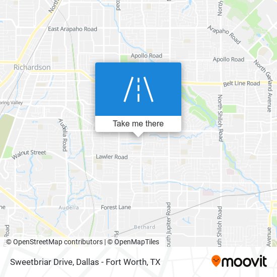 Sweetbriar Drive map