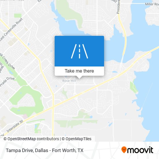 Tampa Drive map