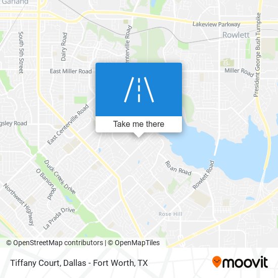 Tiffany Court map