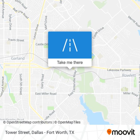 Tower Street map