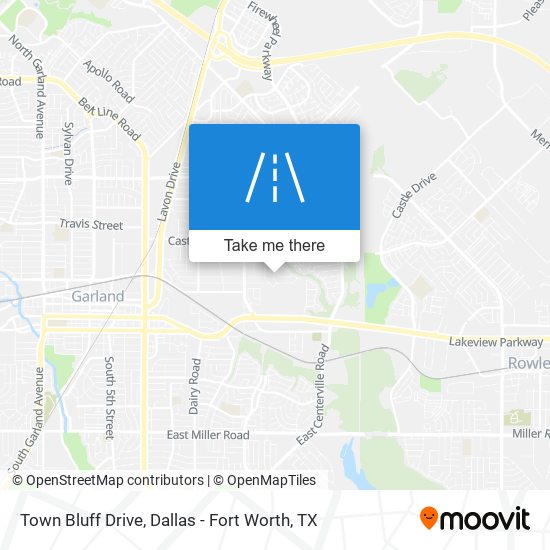 Town Bluff Drive map