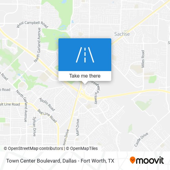Town Center Boulevard map