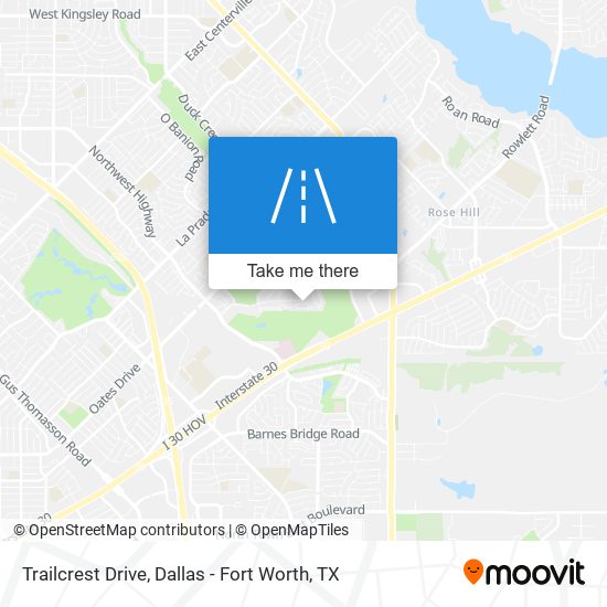 Trailcrest Drive map