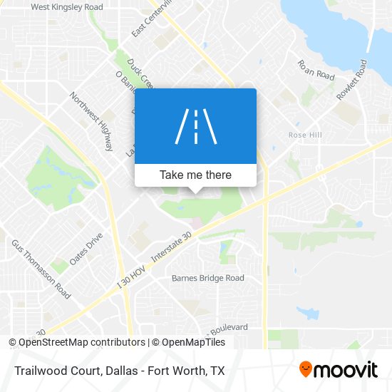 Trailwood Court map