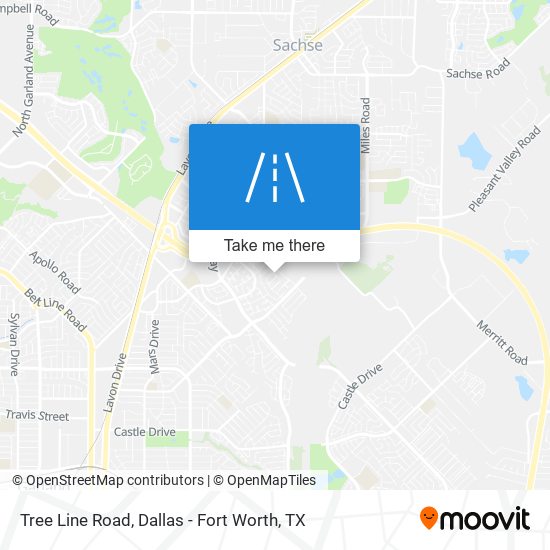 Tree Line Road map