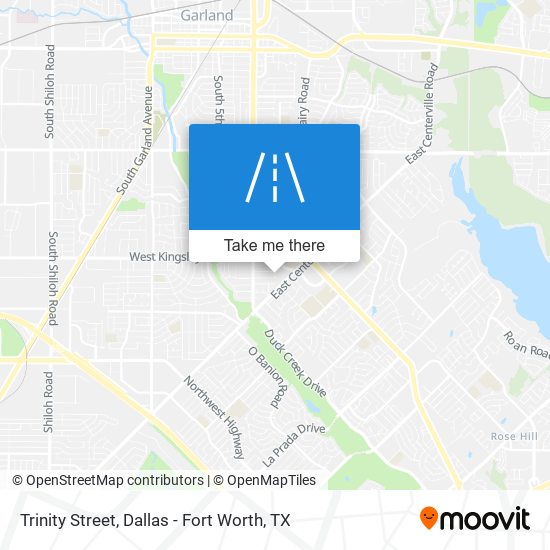 Trinity Street map