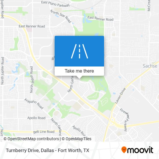 Turnberry Drive map