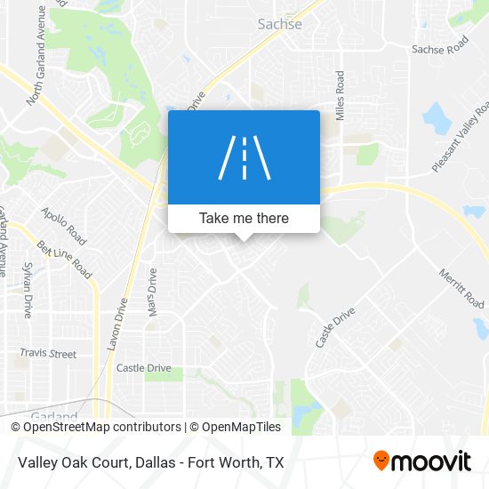 Valley Oak Court map