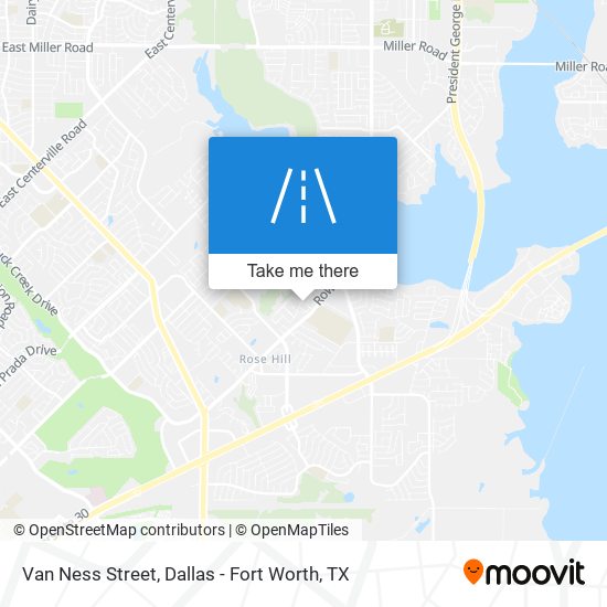 Van Ness Street map