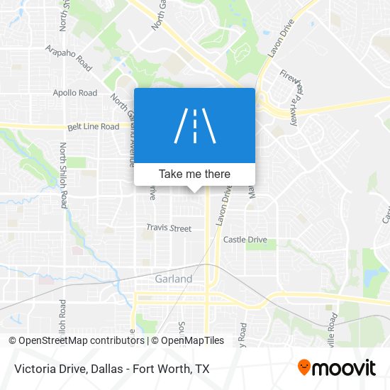 Victoria Drive map
