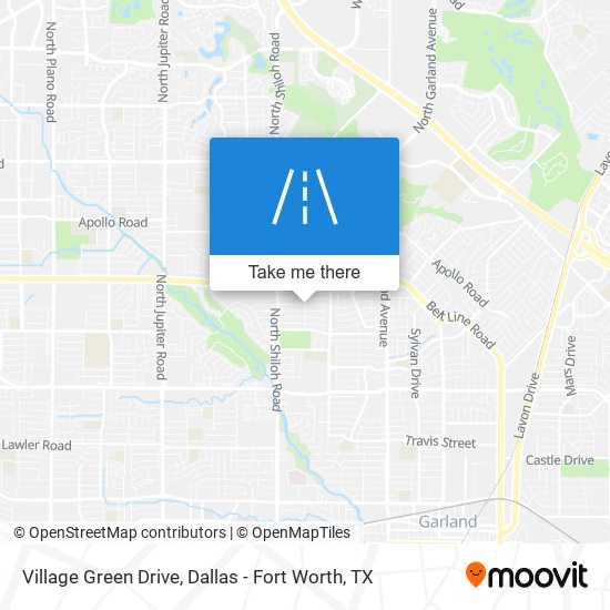 Village Green Drive map