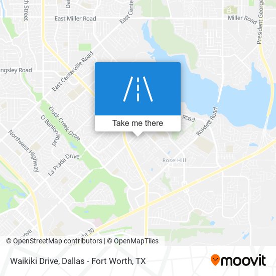 Waikiki Drive map